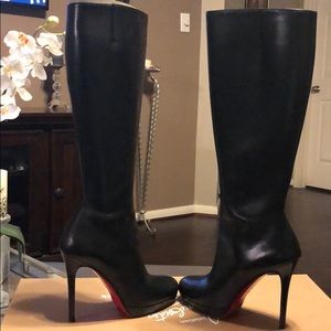 Selling these authentic Christian Louboutin boots.